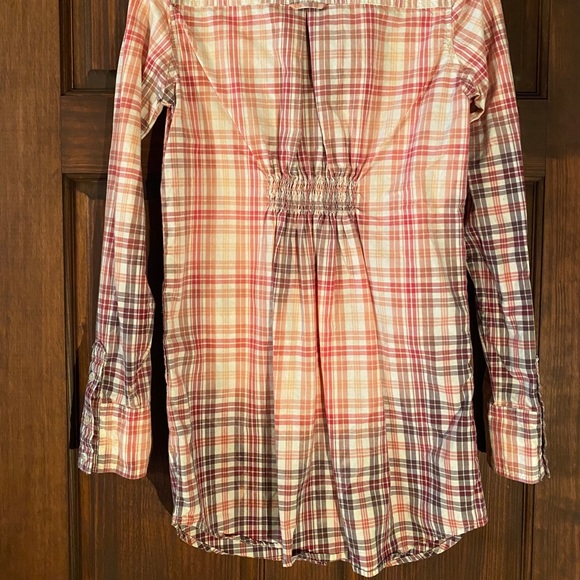 Free People Multi Color Button Down for Layering - Picture 4 of 4